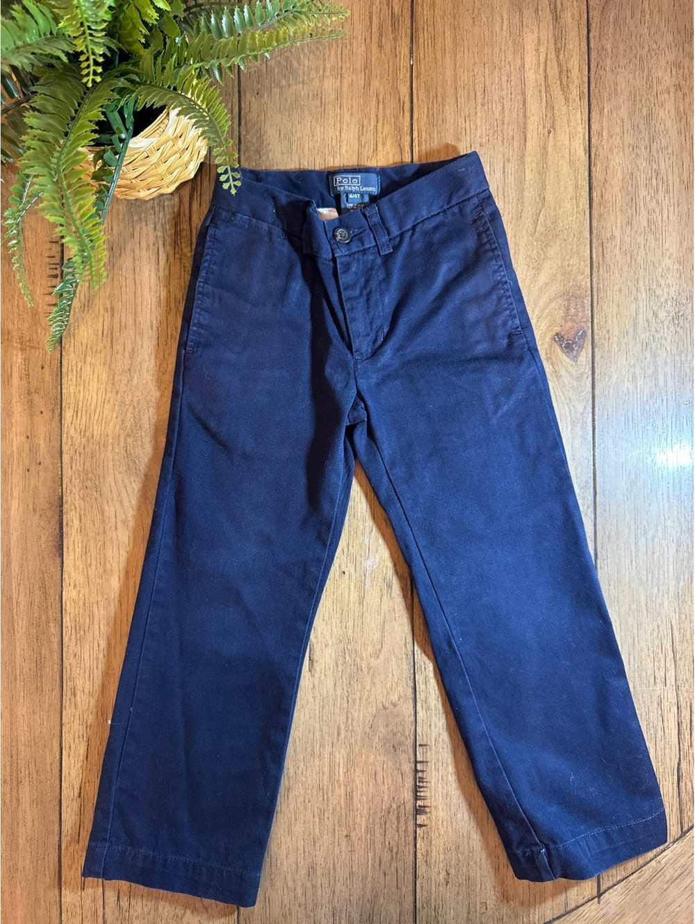 Polo Ralph Lauren Boys Navy Chino Pants 4/4T